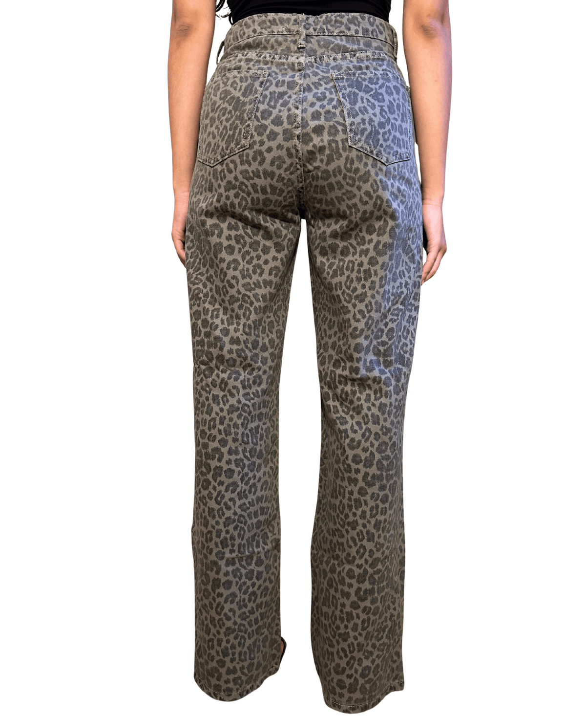 The tiger khaki color Jeans