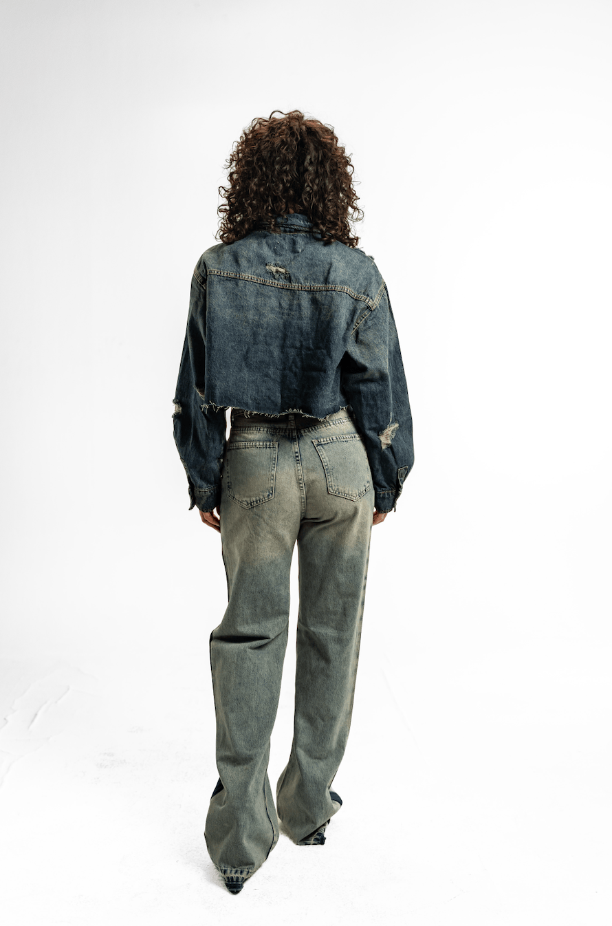 Vintage Panel Straight Jeans